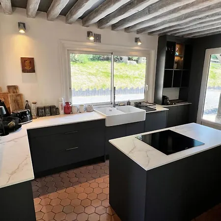 Ferienhaus Tres Jolie Maison Normande A 10 Mn De Deauville